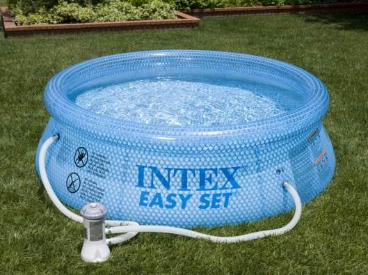 INTEX 8'x 30" Above Ground Easy Set Swimming Pool +Pump - Open Box