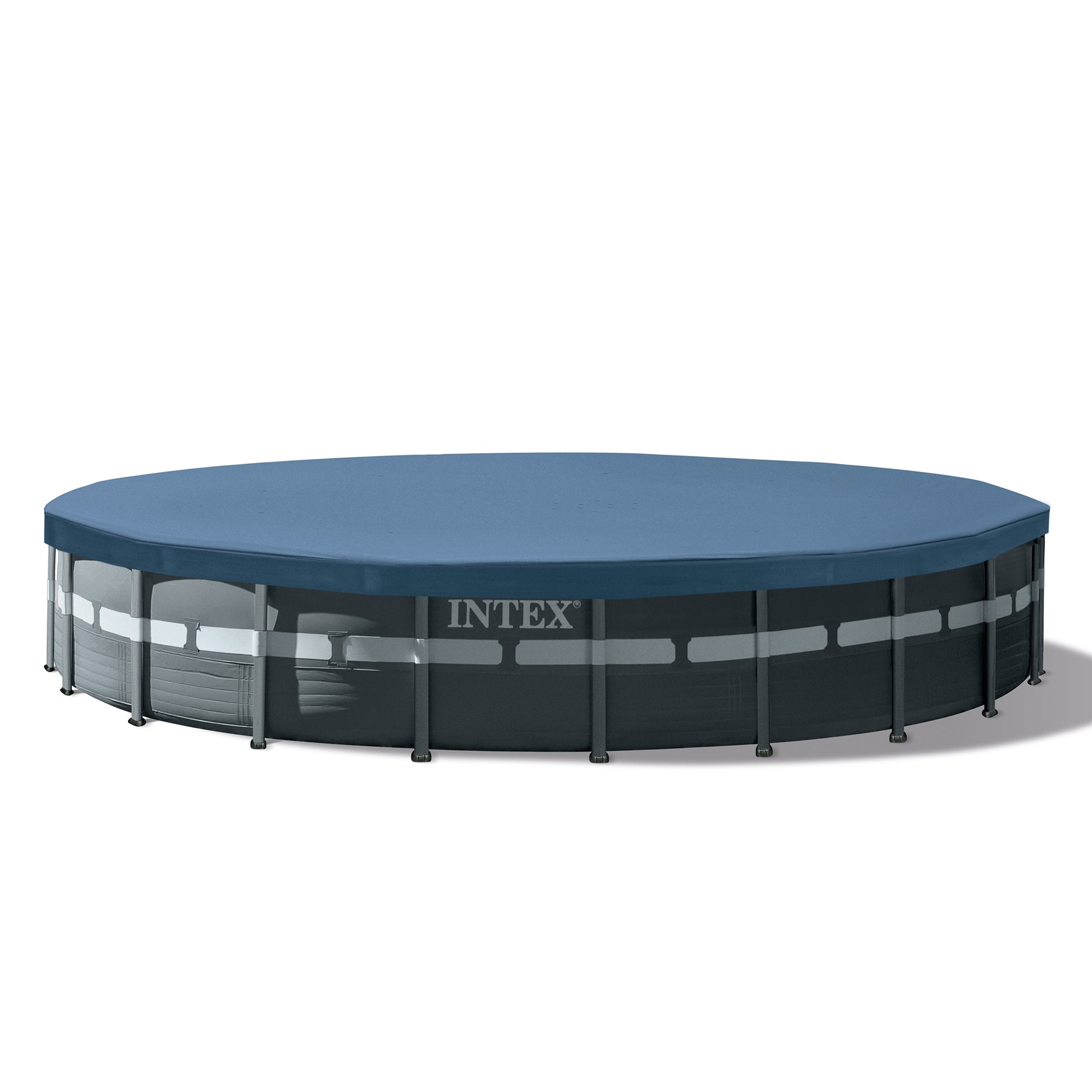 Intex Above Ground Pool with Pump & Ladder Bundle w/ Pool Care Chlorine Tablets - VMInnovations