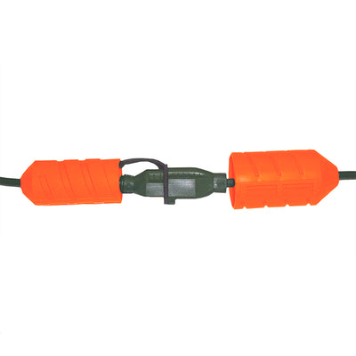 Farm Innovators FI-CC-1 Cord Connect Cord Connection Protector, Orange (3 Pack)