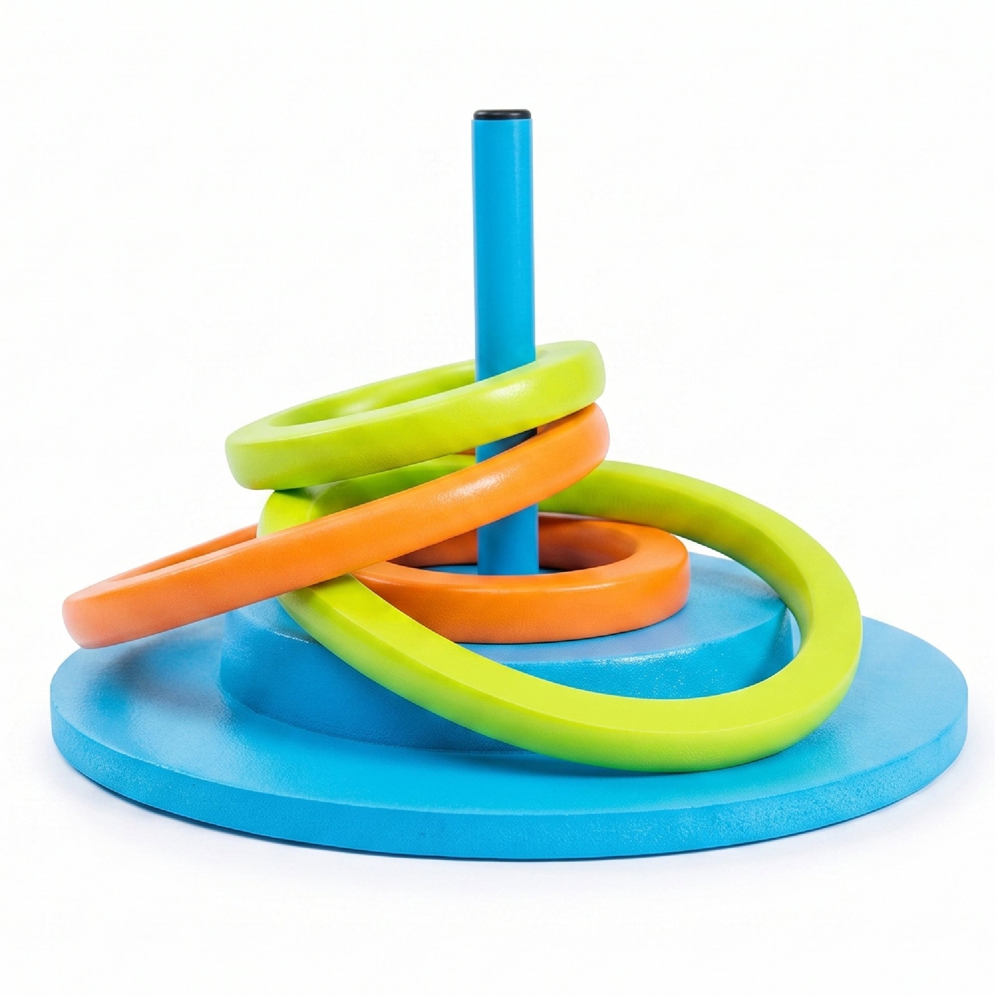 TRC Recreation Floating Foam Ring Toss Pool Game w/4 Rings, Orange (Open Box) - VMInnovations