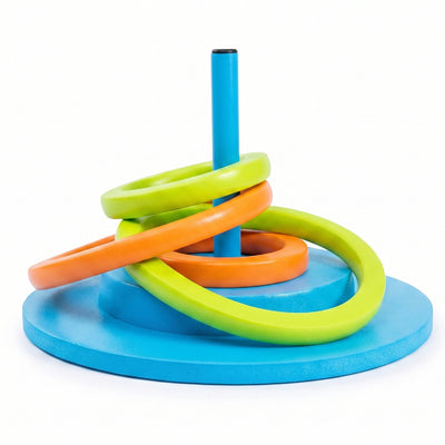TRC Recreation Floating Foam Ring Toss Pool Game w/4 Rings, Orange (Open Box) - VMInnovations