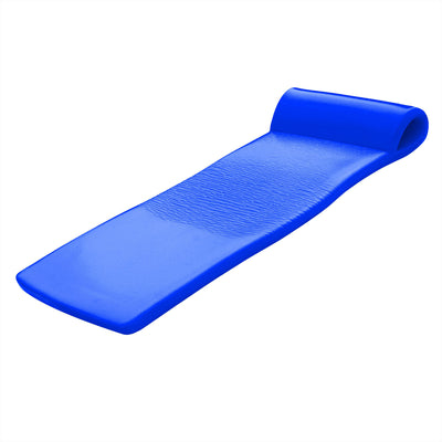 TRC Recreation Sunsation 1.75" Thick Foam Lounger Raft Pool Float, Indigo Blue