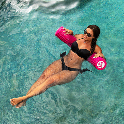 TRC Recreation Big Dipper Super Soft 2-Person Swimming Pool Float, Flamingo Pink