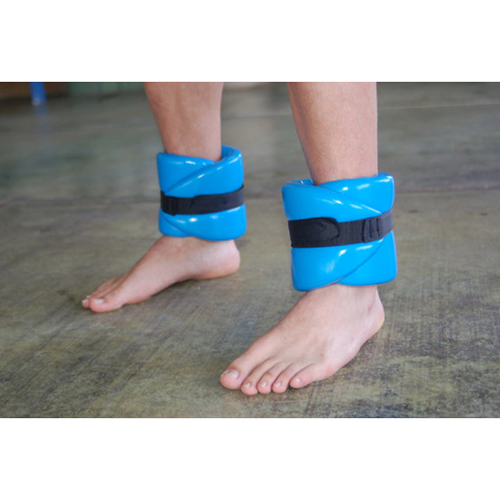 TRC Recreation Super Soft Aquatic Fitness Gear Ankle Wrap Pair, Blue (Open Box)
