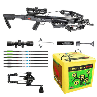 Killer Instinct Burner Archery Crossbow w/ Reloader, Bolts, & Morrell Target Bag