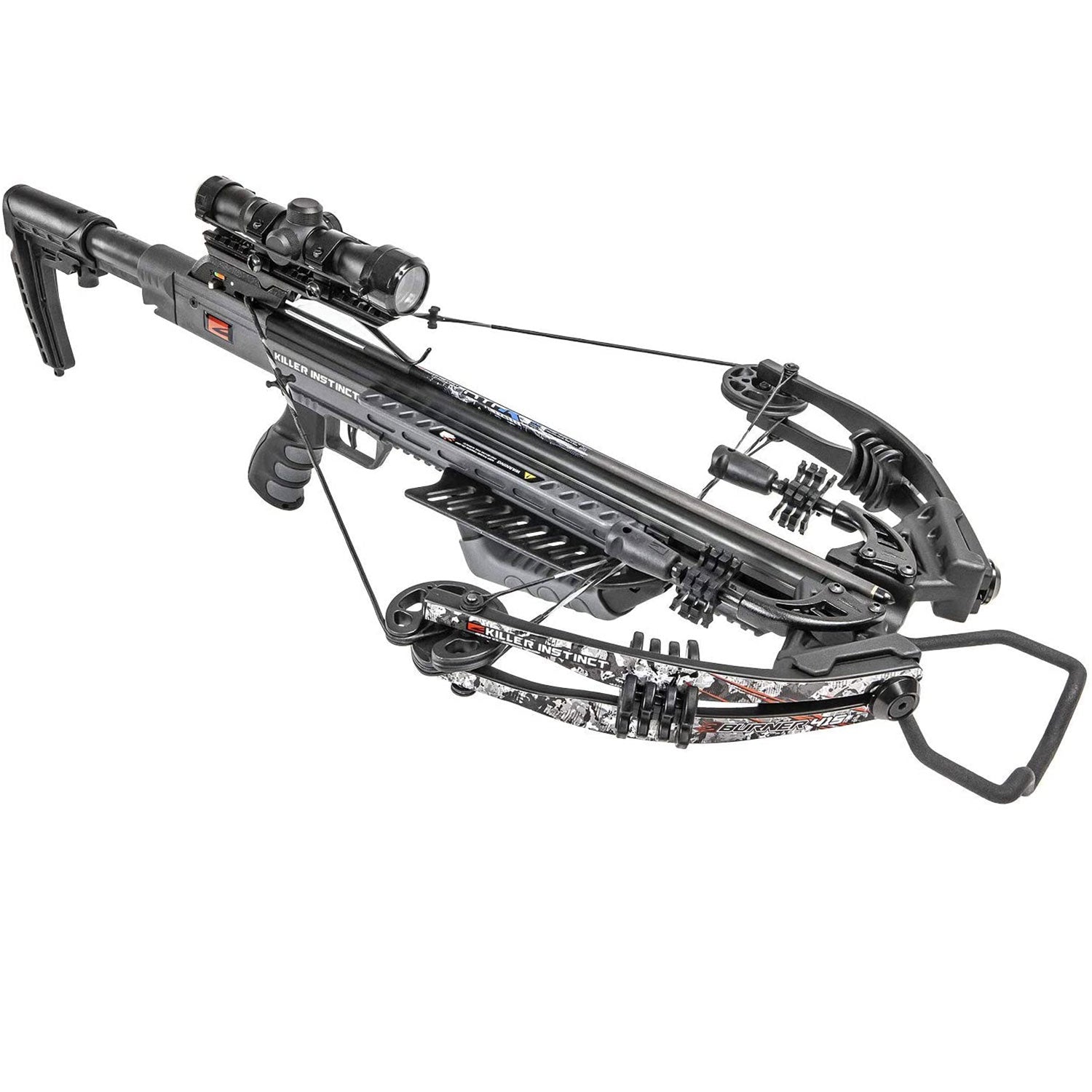 Killer Instinct Burner Archery Crossbow w/ Reloader, Bolts, & Morrell Target Bag