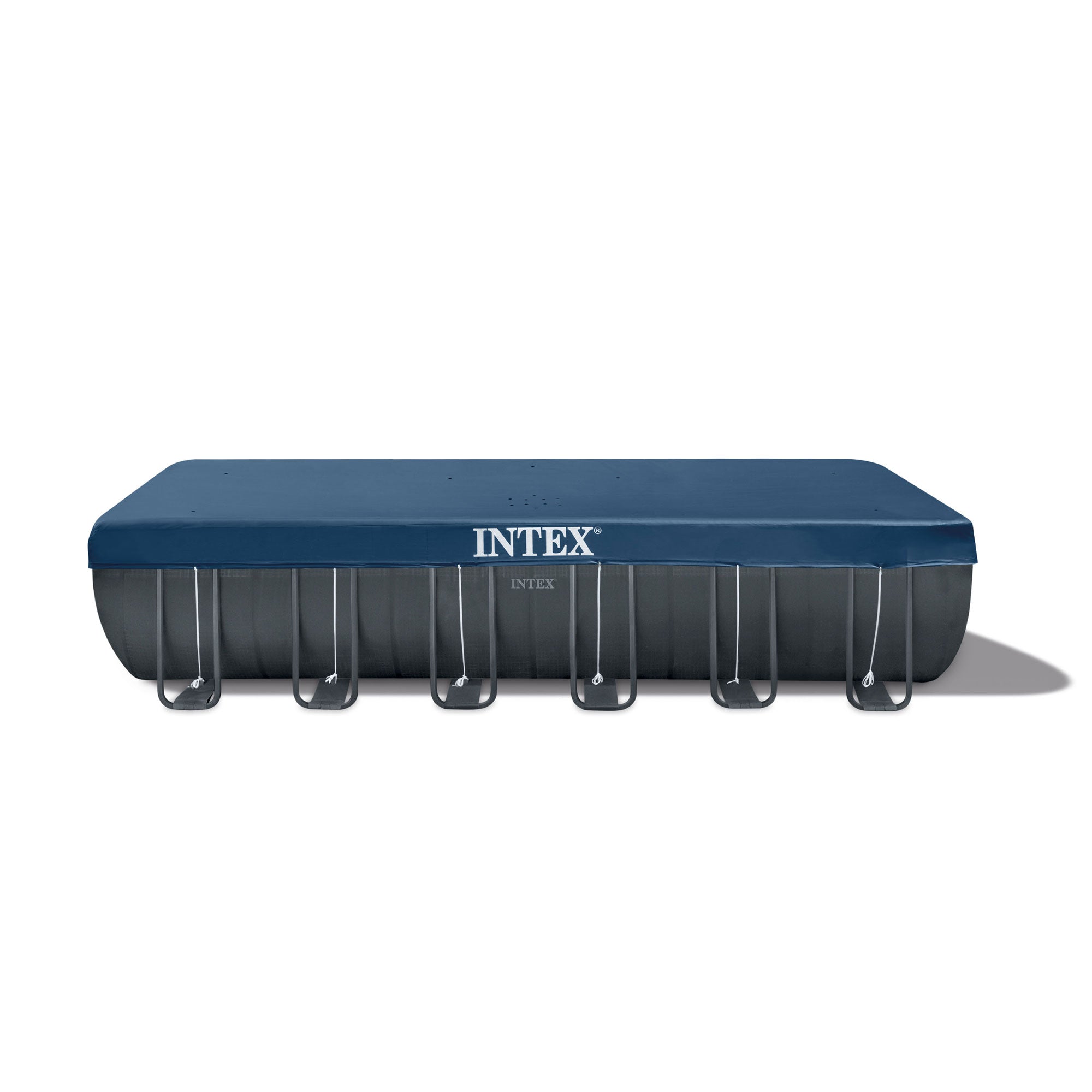 Intex 24 Ft x 12 Ft Ultra XTR Frame Swimming Pool with Pump & Chlorinating Tabs