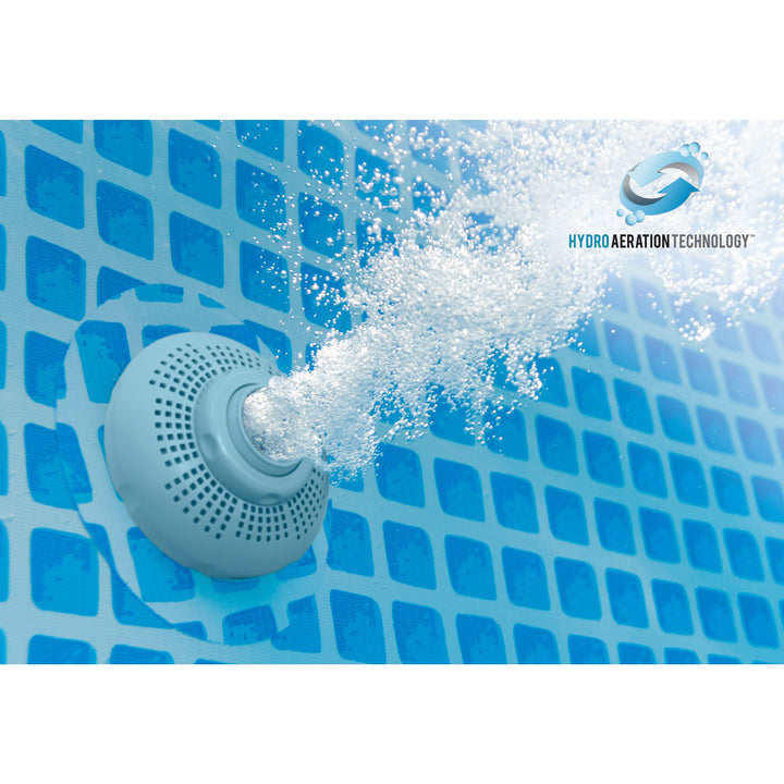Intex 24ft x 12ft x 52in Ultra XTR Rectangular Pool, Filter, Vacuum, & Skimmer