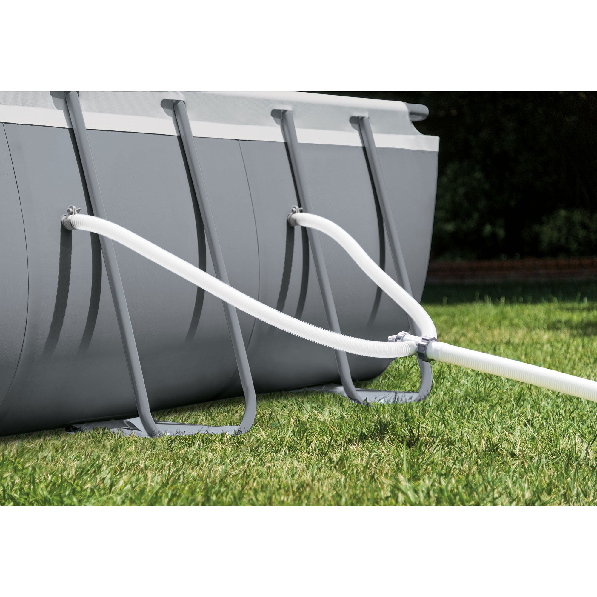 Intex 24 Ft x 12 Ft Ultra XTR Frame Swimming Pool with Pump & Chlorine Tablets