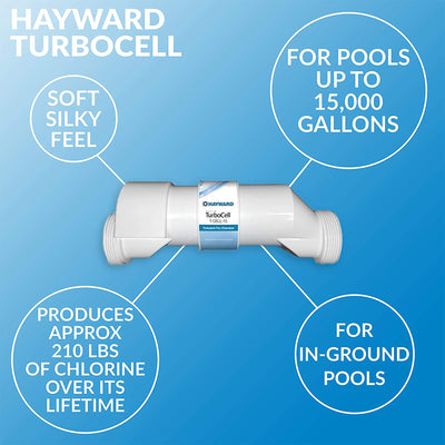 Hayward W3T-CELL-3 Salt Chlorinator System with TurboCell for Above Ground Pools