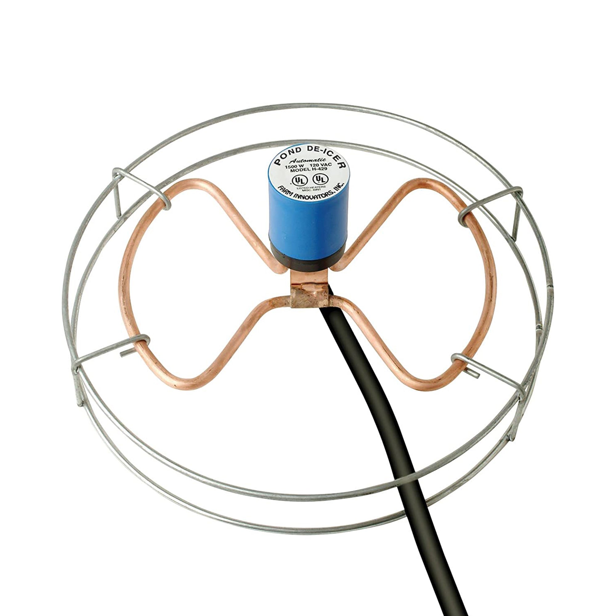 Farm Innovators H-429 1500 Watt Cast Aluminum Submergible Water Deicer