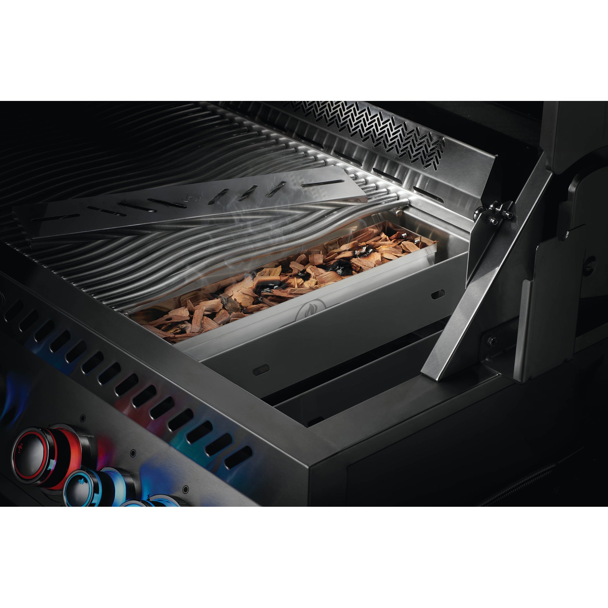 Napoleon 67013 Stainless Steel Barbeque Smoker Box Grill Accessory (Open Box)