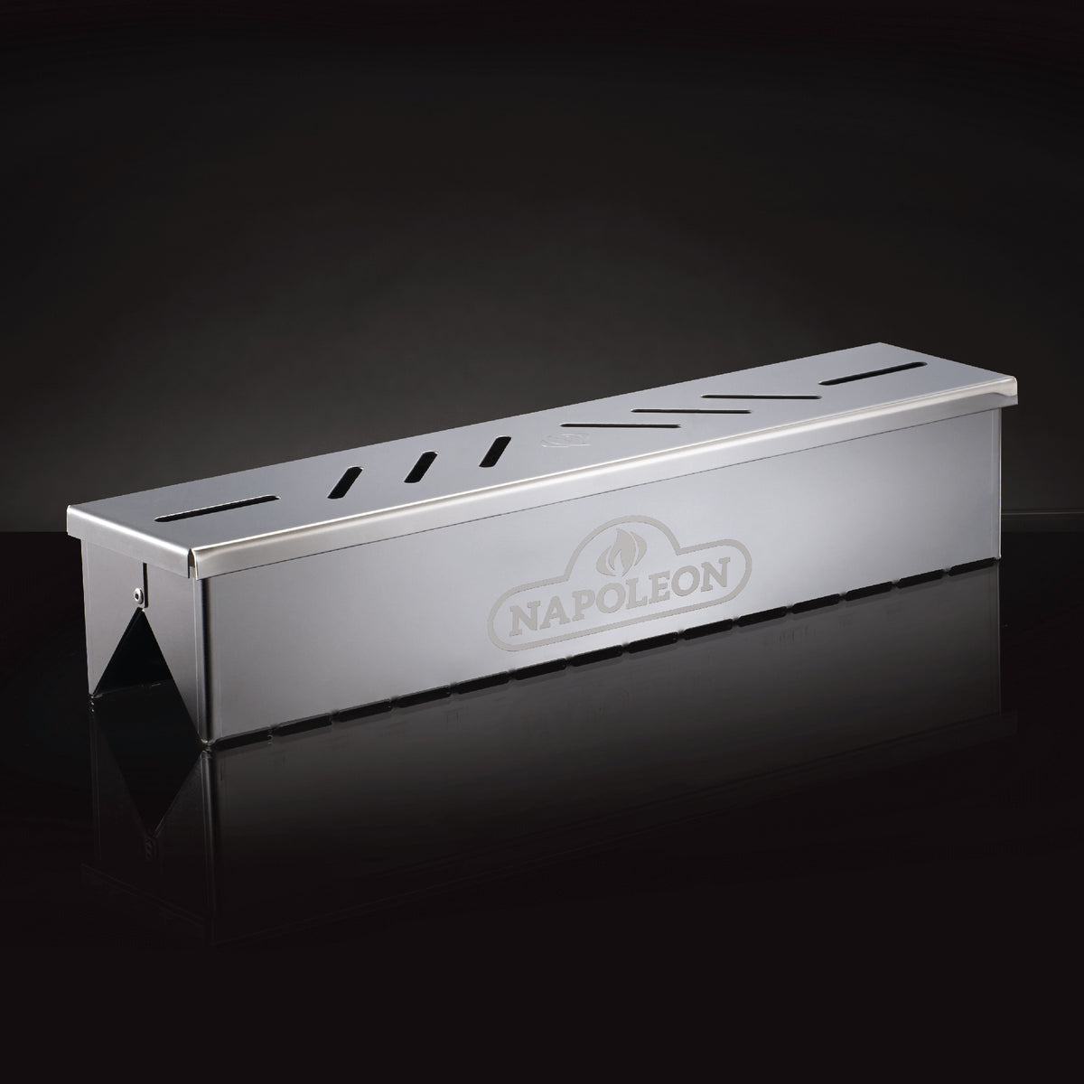 Napoleon 67013 Stainless Steel Barbeque Smoker Box Grill Accessory (Open Box)