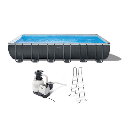 Intex 24' x 12' x 52" Ultra XTR Frame Above Ground Pool Set w/ 3" Chlorine Tabs - VMInnovations