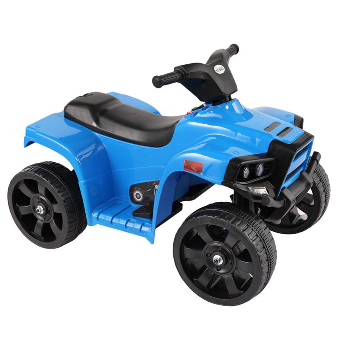 TOBBI 6V Kids Electric/Battery Ride On 4 Wheel ATV Quad Vehicle, Blue(For Parts)