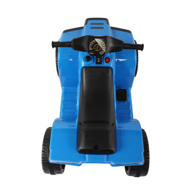 TOBBI 6V Kids Electric/Battery Ride On 4 Wheel ATV Quad Vehicle, Blue(For Parts)