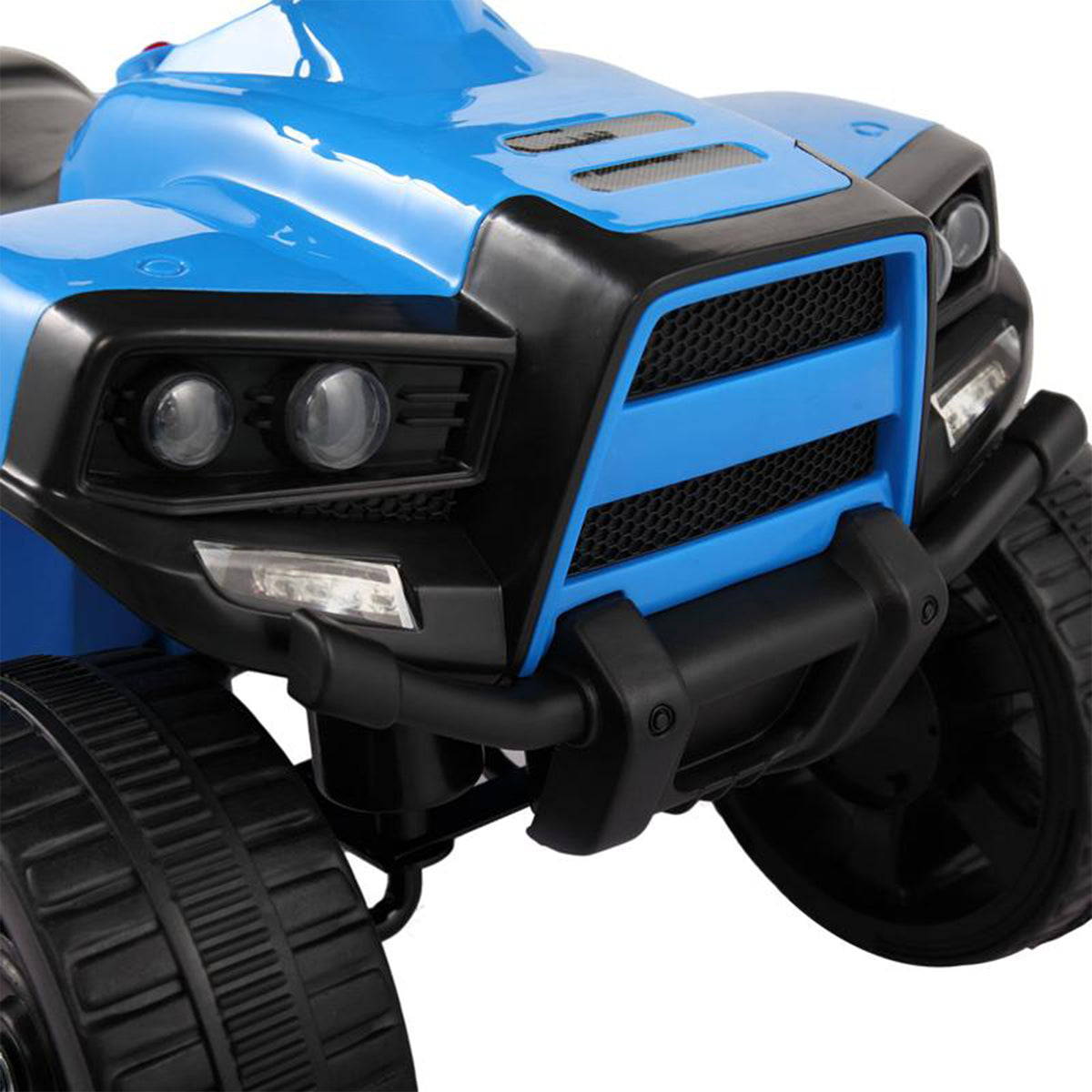 TOBBI 6V Kids Electric/Battery Ride On 4 Wheel ATV Quad Vehicle, Blue(For Parts)