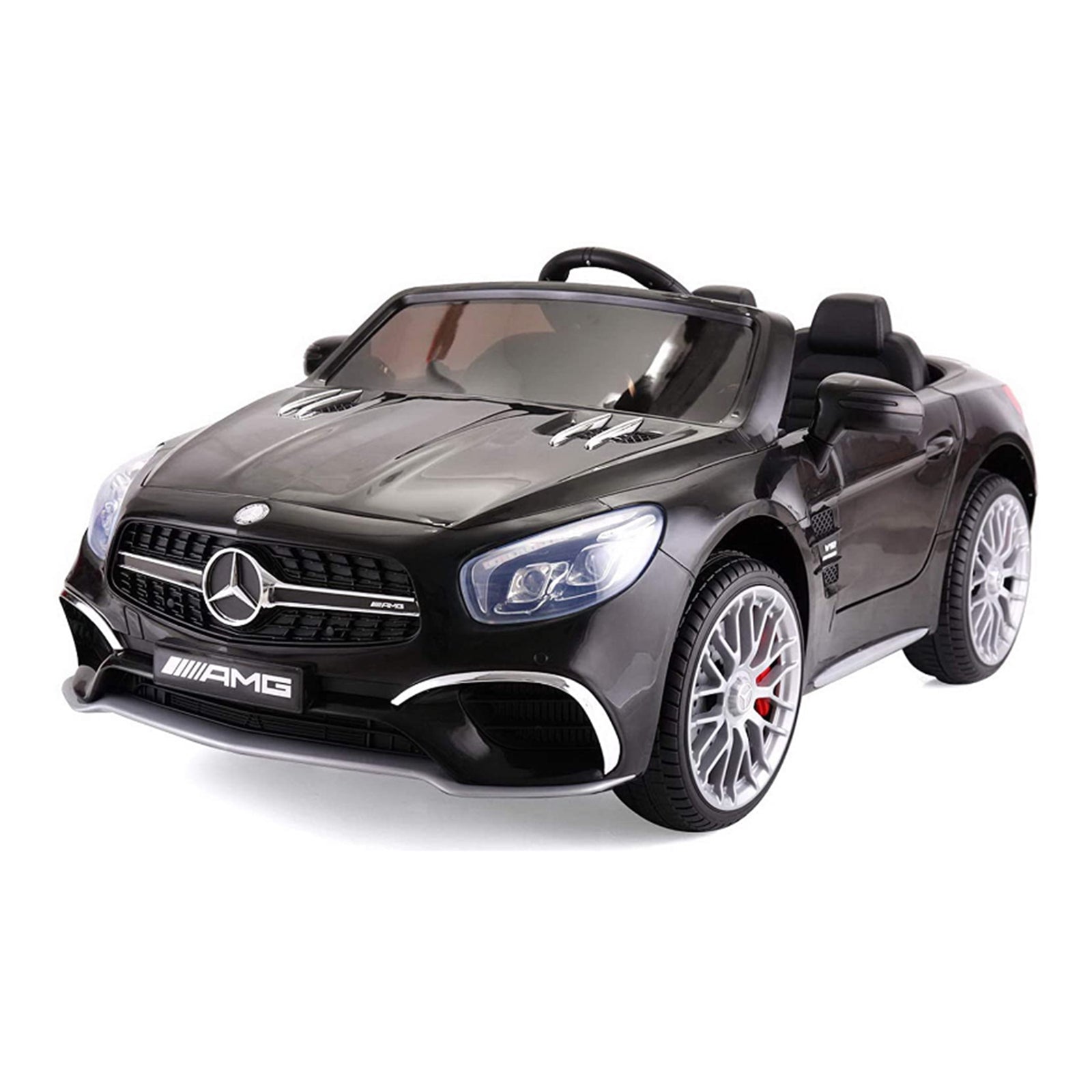 TOBBI Kids Rechargeable Battery Ride On Mercedes Benz w/Remote, Black (Open Box) - VMInnovations
