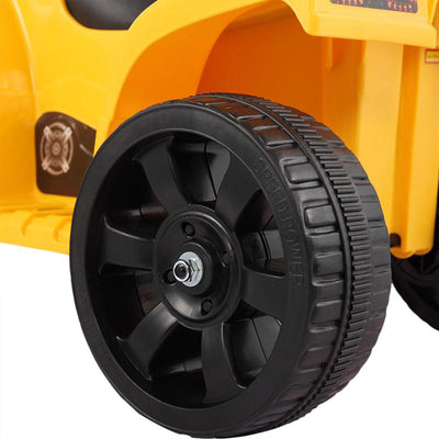 TOBBI 6V Kids Battery Powered Ride On 4 Wheel ATV Quad Vehicle Yellow (Open Box) - VMInnovations