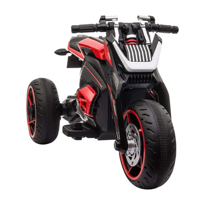 TOBBI 12 Volt 3 Wheeled Ride On Motorcycle for Ages 3 & Up, Red (Open Box)