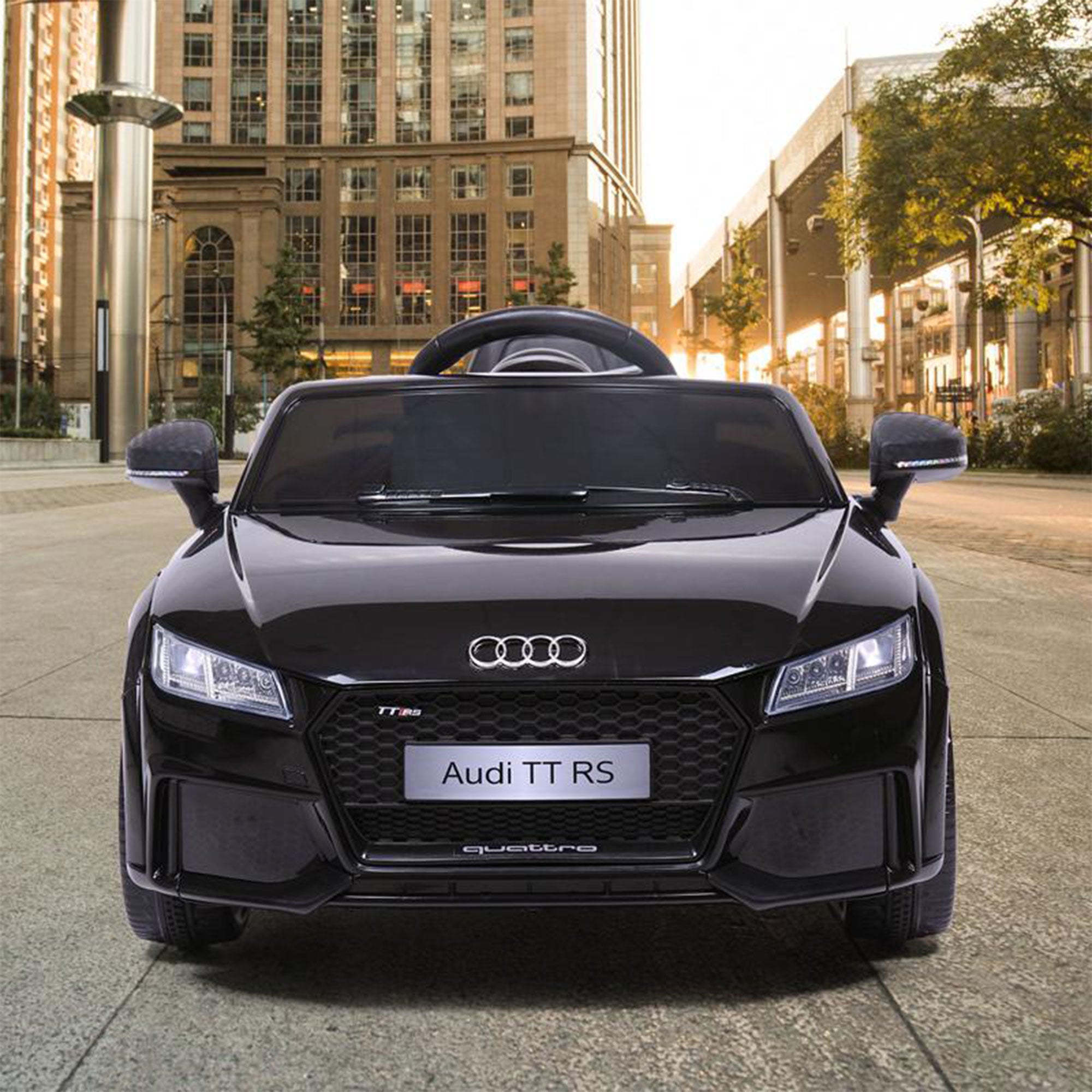 TOBBI 12V Electric Battery Powered Ride On Audi TT RS Toy Car for Kids(Open Box) - VMInnovations