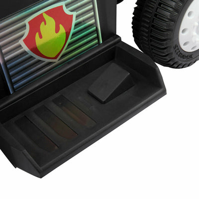 TOBBI 6 Volt Battery Powered Ride On Electric Fire Truck for Ages 3 Years & Up - VMInnovations