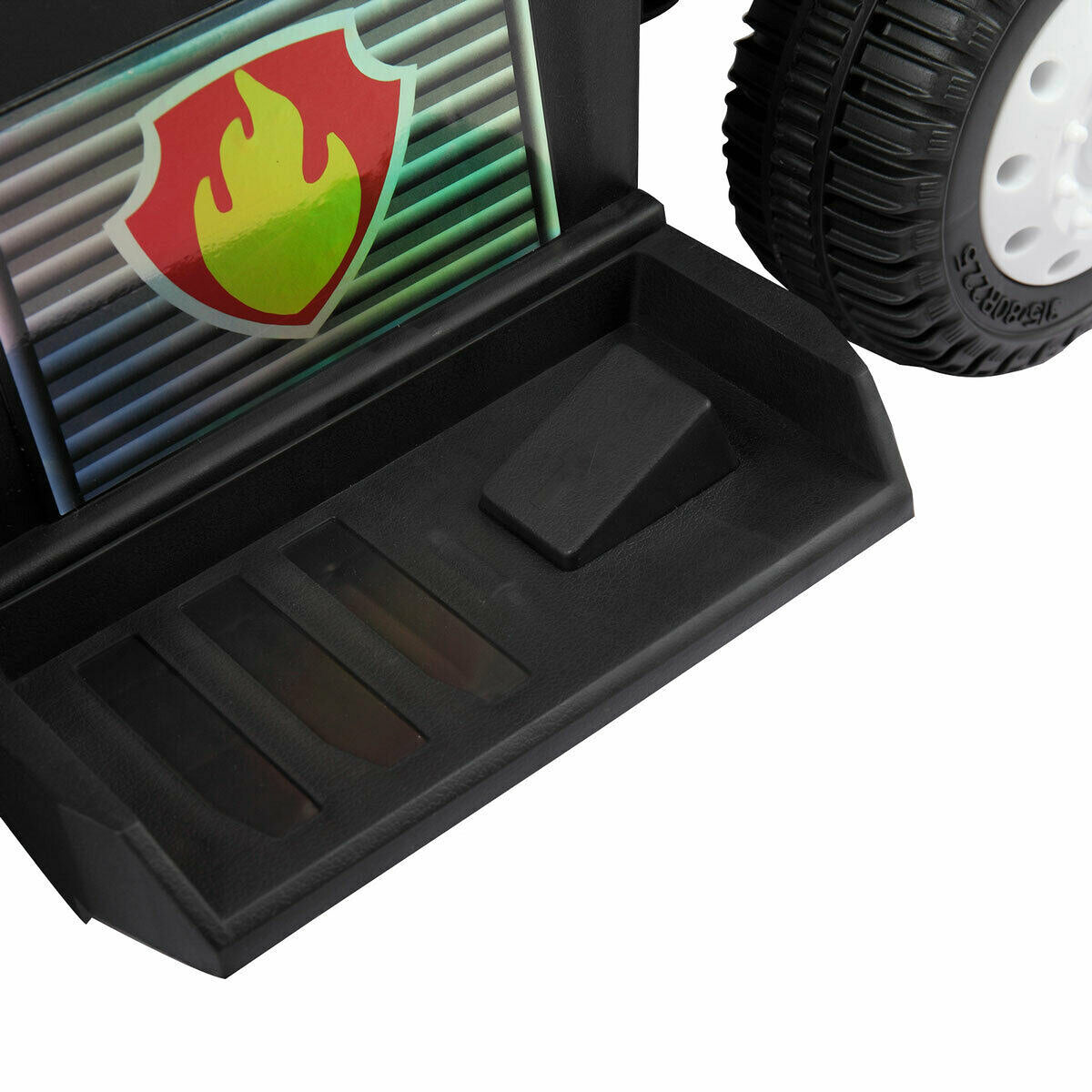 TOBBI 6 Volt Battery Powered Ride On Electric Fire Truck for Ages 3 Years & Up