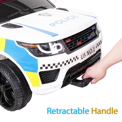 TOBBI 12 Volt Battery Powered Ride On 3 Speed Police SUV for Ages 3 Years & Up - VMInnovations