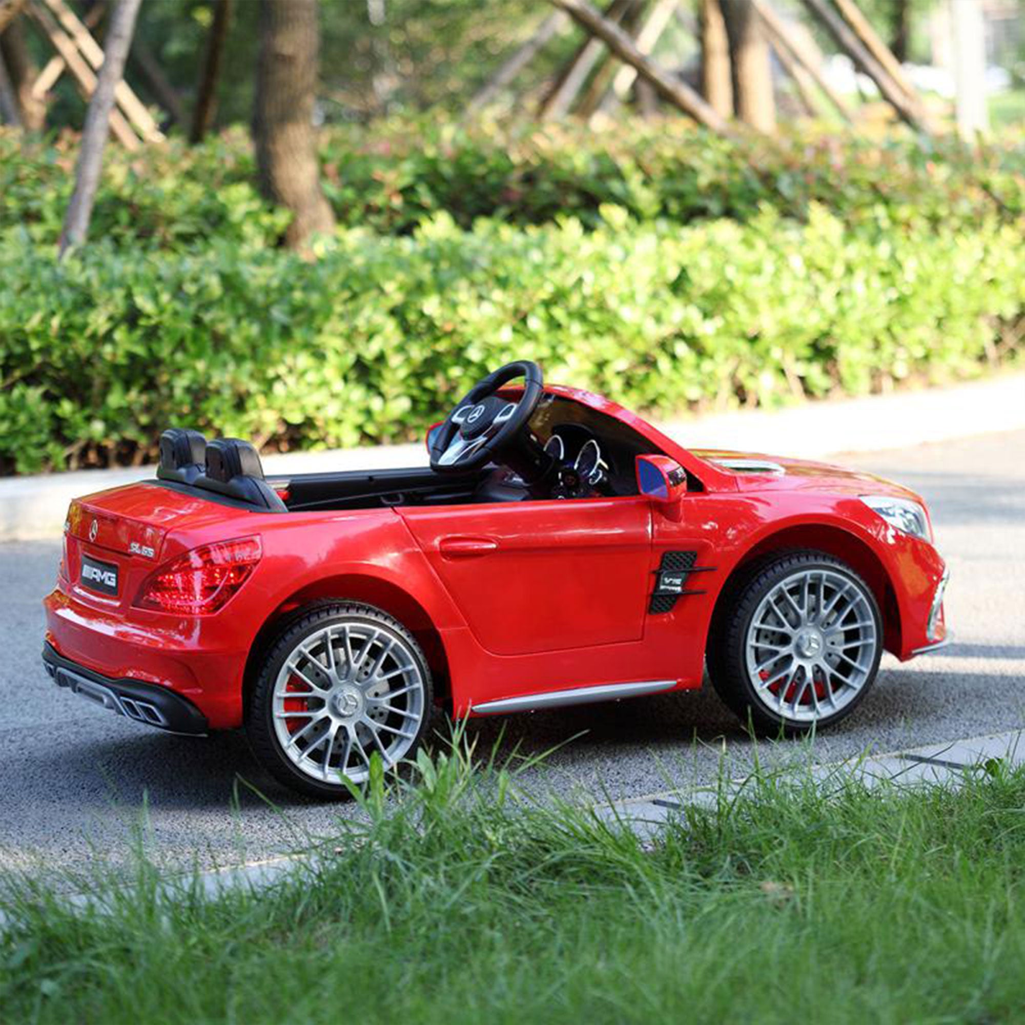 TOBBI Kids Rechargeable Battery Ride On Toy Mercedes Benz Car w/ Remote, (Used)