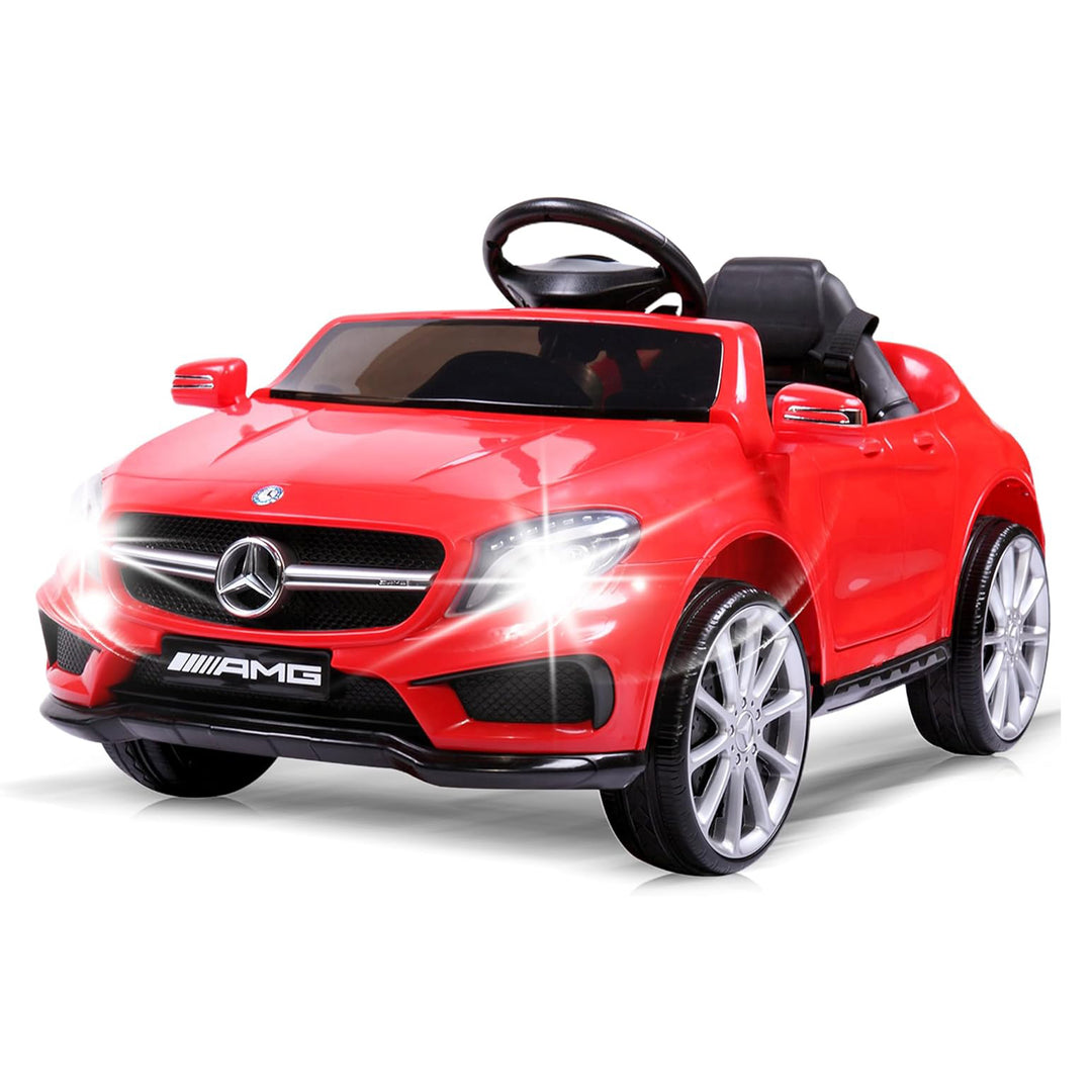 TOBBI 6 Volt Kids Electric Battery Powered Ride On Toy Mercedes Benz Car, Red