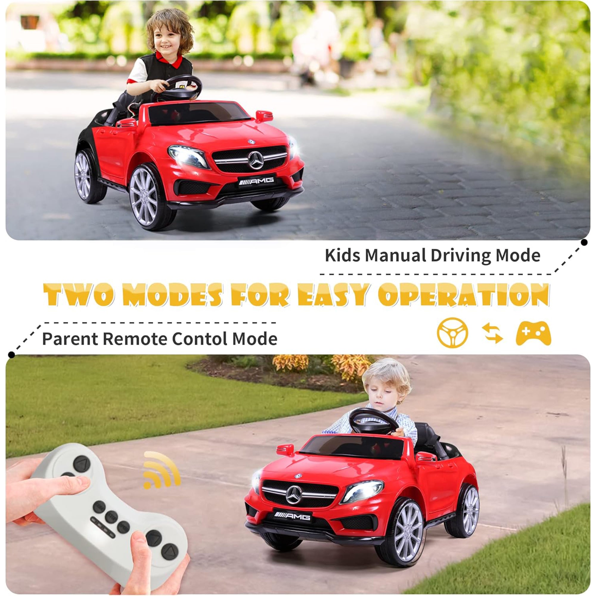 TOBBI 6 Volt Kids Battery Powered Ride On Toy Mercedes Benz Car (For Parts) - VMInnovations