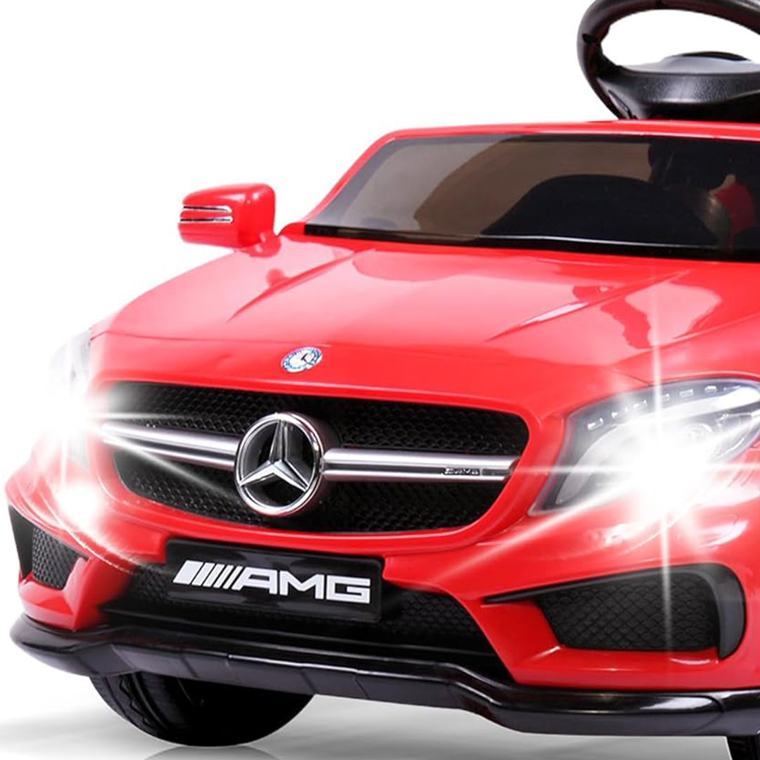 TOBBI 6 Volt Kids Electric Battery Powered Ride On Toy Mercedes Benz Car, Red