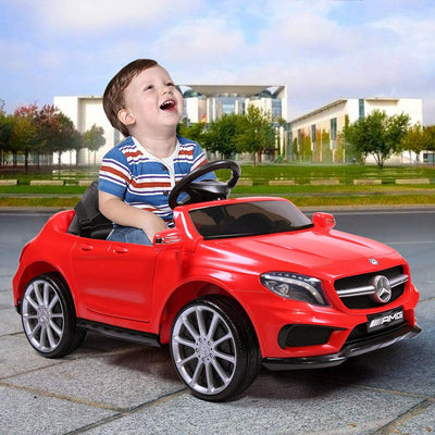 TOBBI 6 Volt Kids Electric Battery Powered Ride On Toy Mercedes Benz (Open Box)