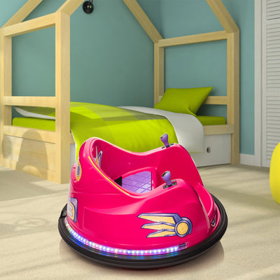 TOBBI 6 Volt Kids Electric Battery Powered Ride On Bumper Car Vehicle (Open Box)