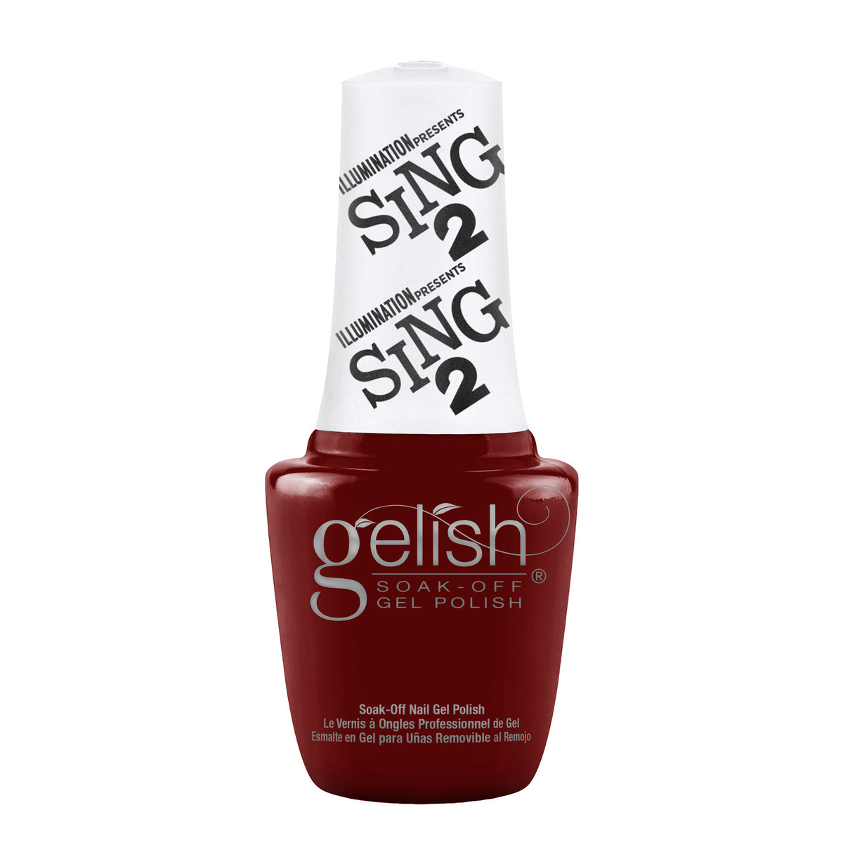 Gelish Mini Winter Sing 2 Gel Polish Set, 330 Count Nail Tip Kit, and Clear Coat