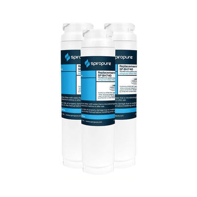 SpiroPure Certified Refrigerator Water Filter Replacement, 3 Pack (Open Box)