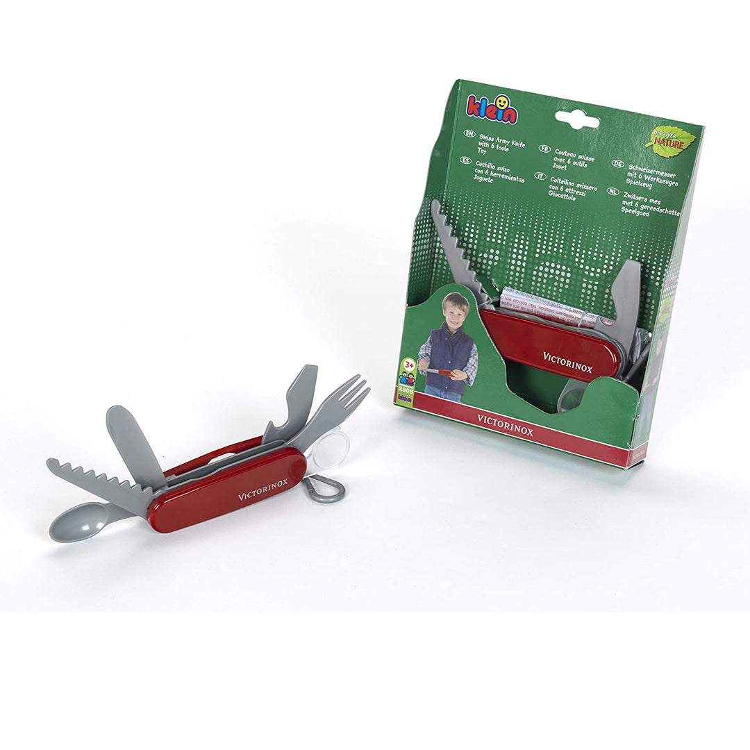 Theo Klein 2639 Kids Childrens Toy Victorinox Plastic Swiss Army Knife, Red - VMInnovations