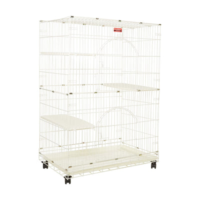 ProSelect 48" Foldable Cat Cage w/ Dual Doors & Adjustable Perches (Open Box)