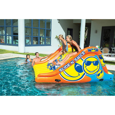 WOW Watersports 19-2210 Slide N Smile 9 Foot Long 2 Lane Waterslide (For Parts) - VMInnovations