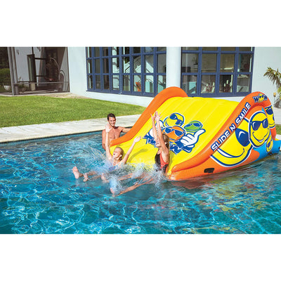 WOW Watersports 19-2210 Slide N Smile 9 Foot Long 2 Lane Waterslide (For Parts) - VMInnovations