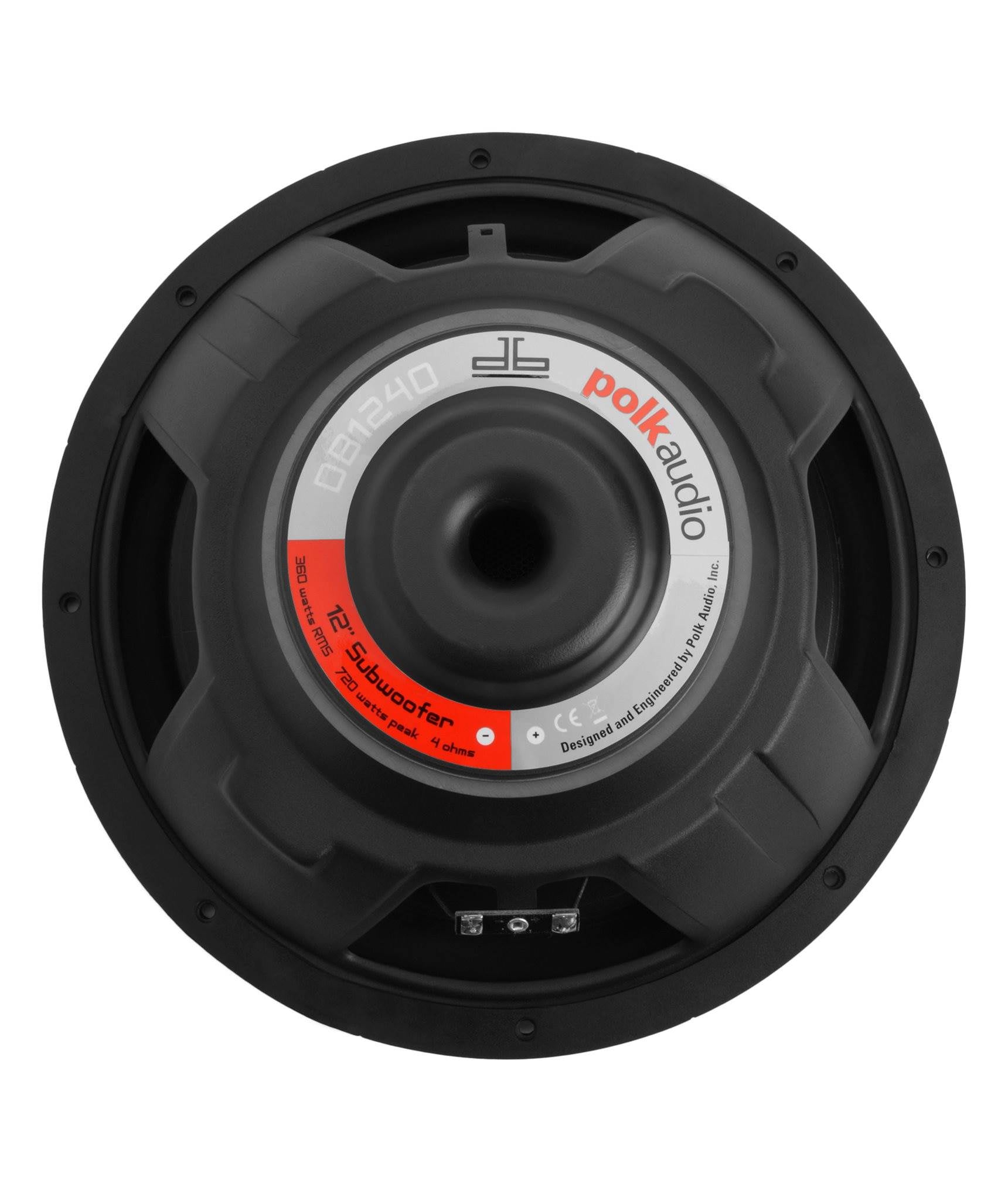 2) NEW POLK AUDIO DB1240 12" 1440W SVC Car Marine 12 Inch Subwoofers Boat Subs