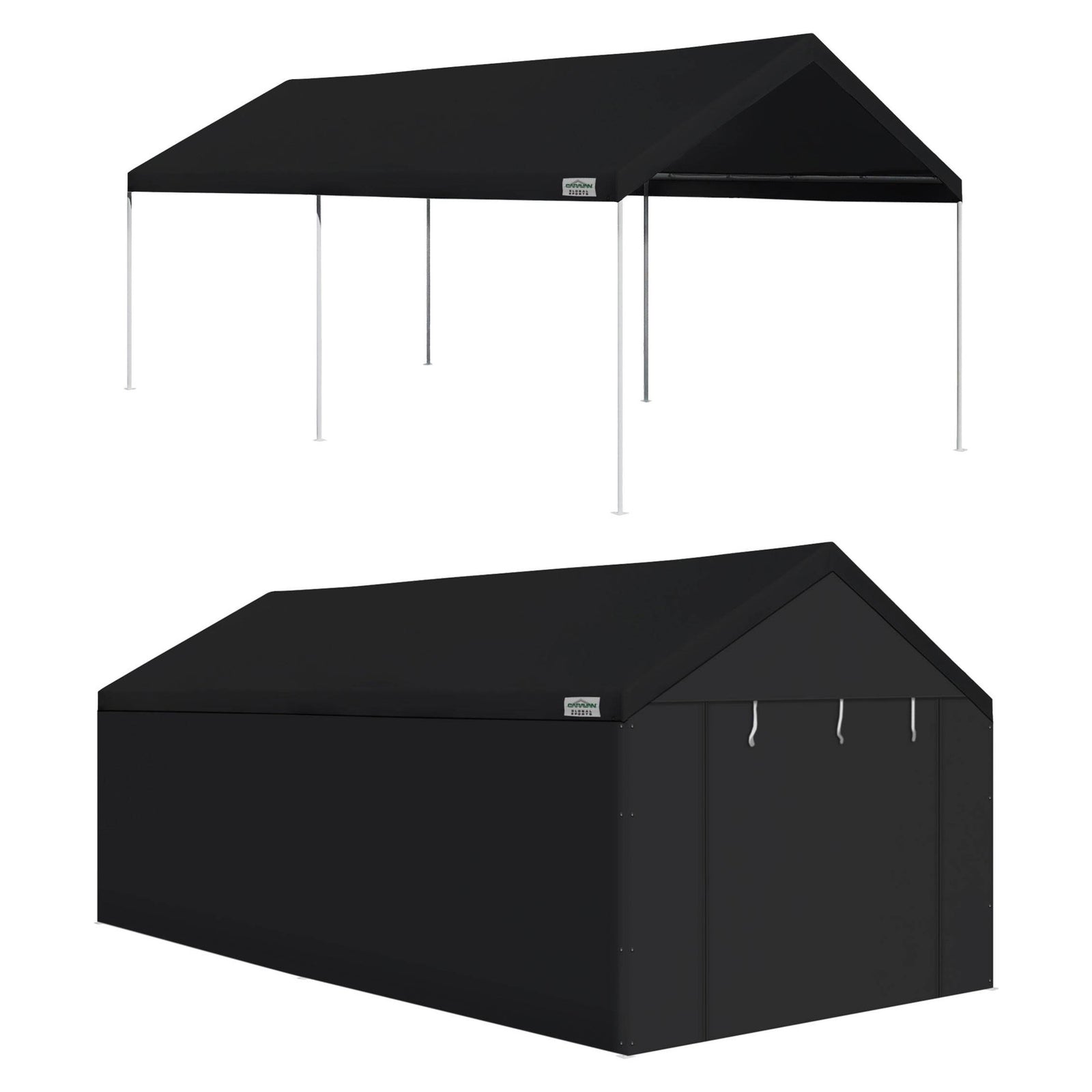 Caravan Canopy Domain 10 x 20' Straight Leg Instant Canopy Tent Set w/Sidewalls - VMInnovations