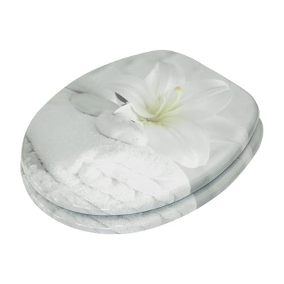 Sanilo 105 Round Soft Close Molded Wood Toilet Seat, Good Feeling (Used) - VMInnovations