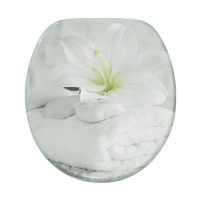 Sanilo 105 Round Soft Close Molded Wood Toilet Seat, Good Feeling (Used) - VMInnovations