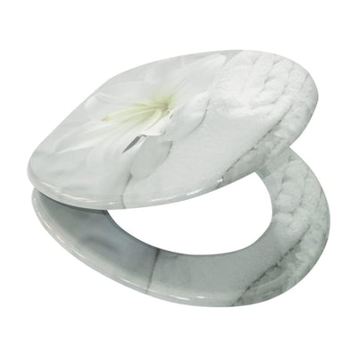Sanilo 105 Round Soft Close Molded Wood Toilet Seat, Good Feeling (Used) - VMInnovations