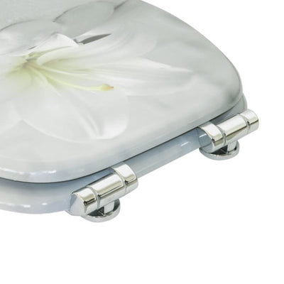 Sanilo 105 Round Soft Close Molded Wood Toilet Seat, Good Feeling (Used) - VMInnovations