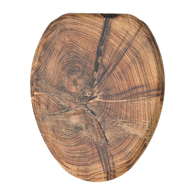 Sanilo Elongated Soft Close Molded Adjusting Toilet Seat, Old Tree (Open Box)