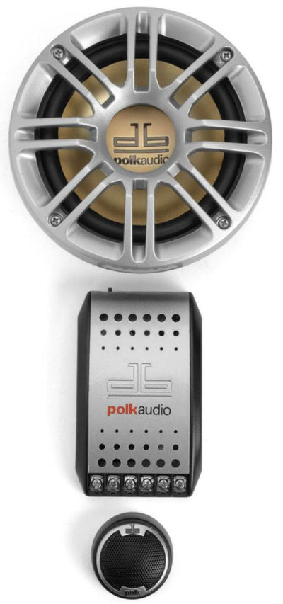 2) POLK AUDIO DB5251 5.25" 250W Car Marine Component Speaker Pair (Open Box)
