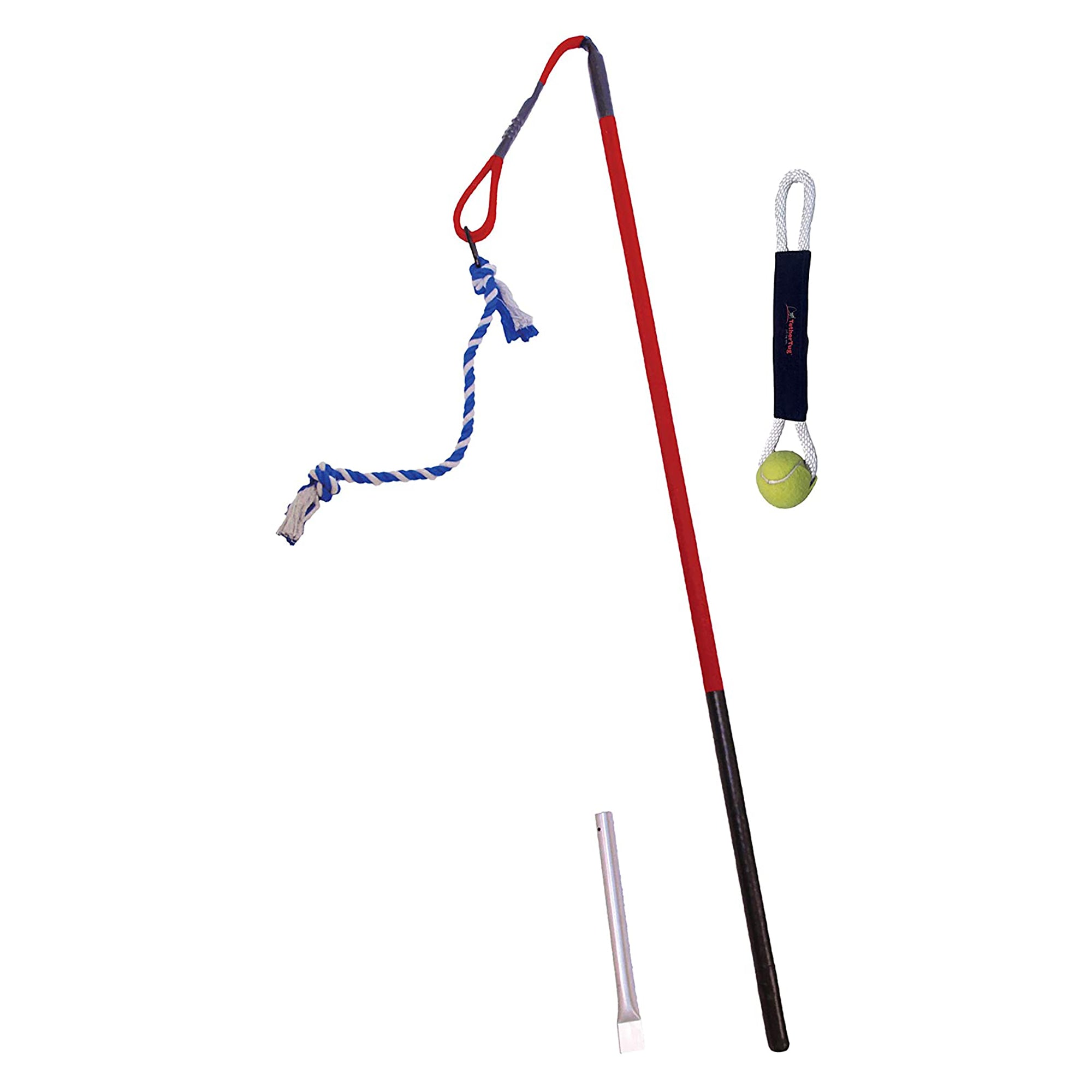 Tether Tug Tennis Ball Rope Toy for Big Dogs Over 70 Pounds (Used)