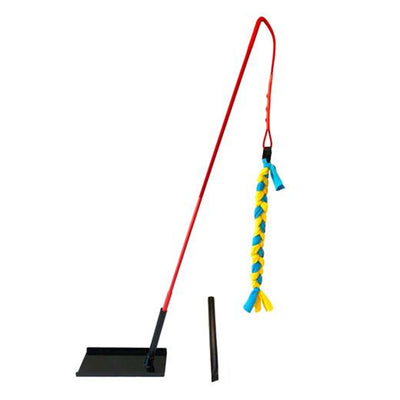 Tether Tug Interactive Indoor Pole Rope Bite Toy for Medium Dogs, Multicolor